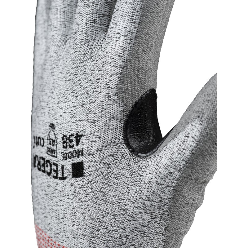 Ejendals Tegera 874 Guanto Da Lavoro Sintetico - Taglia 8 - Nero/Grigio - 1 Paio