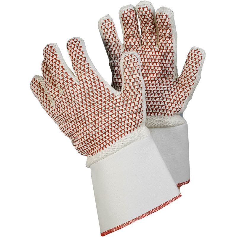 JTS High Temperature Heat Resistant Gloves – 14" Thermal Wool Lined Mitts, Made In USA, K214