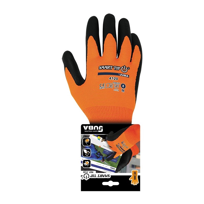 Lot 9 Gants Gants De Travail Juba Safety H552RF - Lot De 9 En Nylon Avec Double