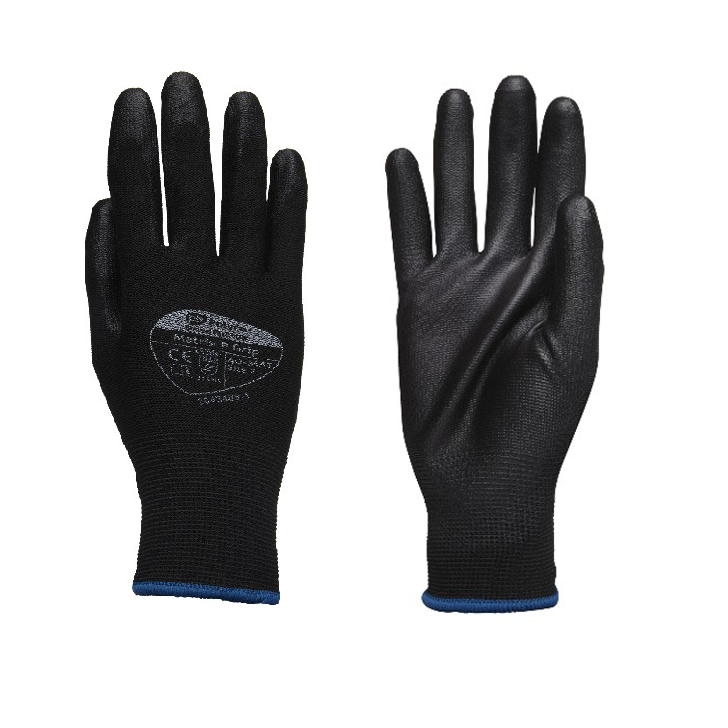 Polyco Matrix P Grip Black Safety Gloves SafetyGloves.co.uk