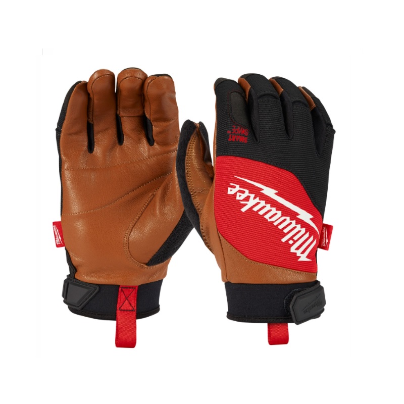 Milwaukee SMARTSWIPE Leather Gloves - SafetyGloves.co.uk