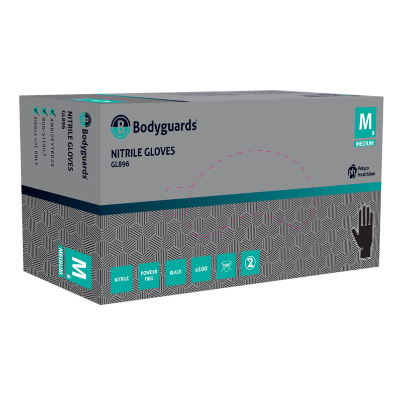 Polyco GL896 Bodyguards Nitrile Gloves - SafetyGloves.co.uk
