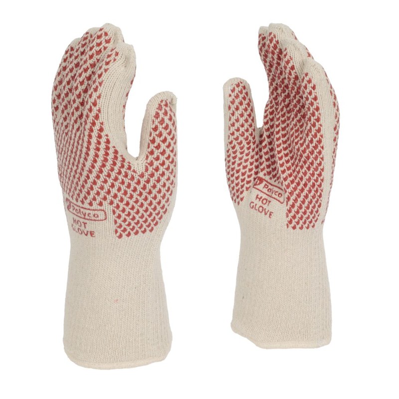 Polyco Hot Glove Oven Gloves 34cm Cuff
