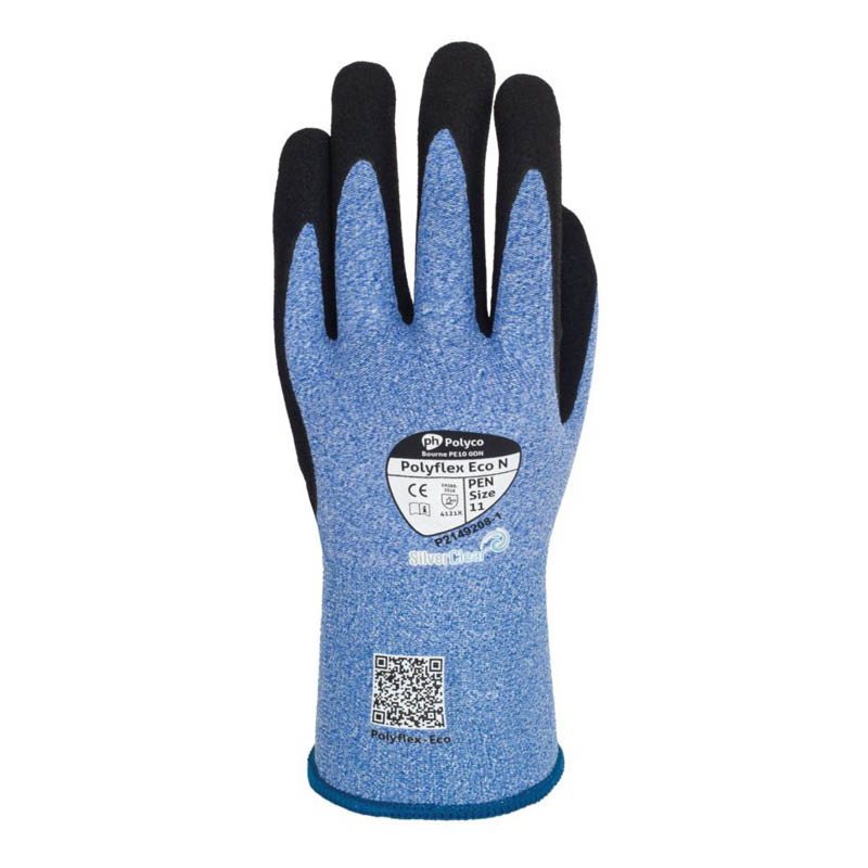 Polyco Polyflex Eco Abrasion Nitrile Gloves - SafetyGloves.co.uk