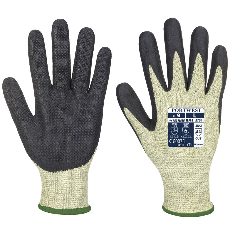 Portwest Arc Flash Cut Resistant Gloves A780 SafetyGloves.co.uk