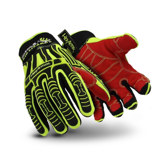 HexArmor Hi Vis Impact Gloves 2021 SafetyGloves.co.uk
