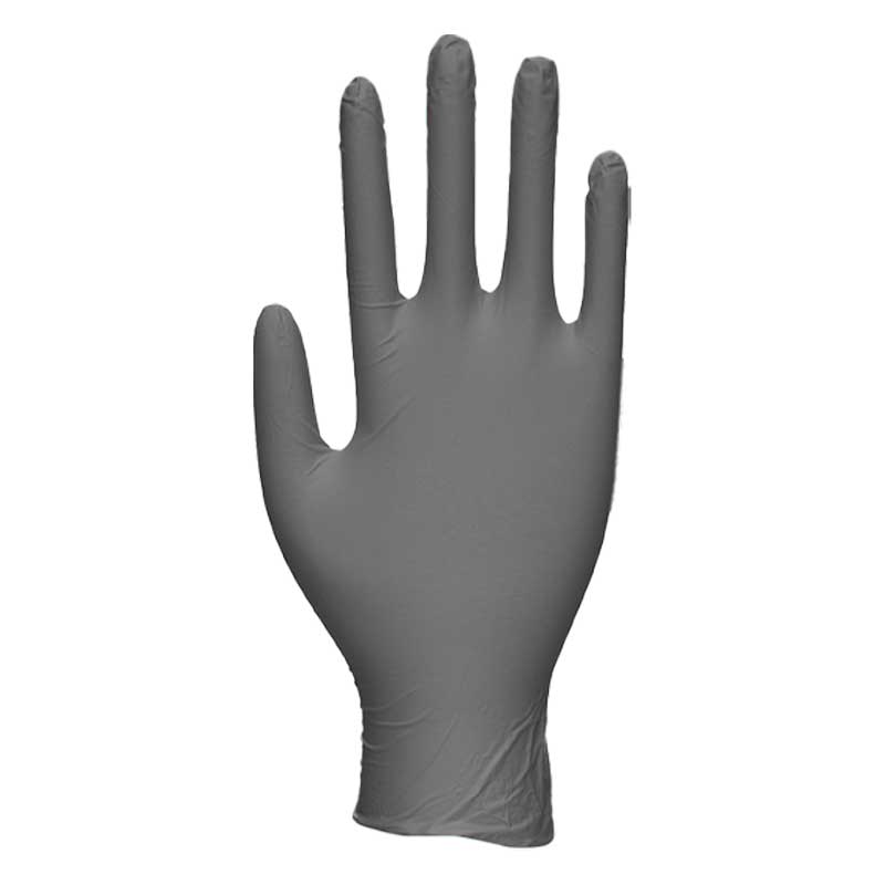 Unigloves Guanti Monouso In Nitrile Per Esami - Colore Nero, Taglia M - Senza Lattice, Per Uso Professionale E Domestico