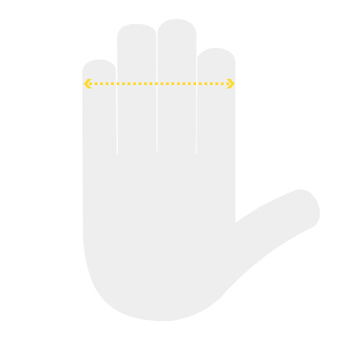 Gardening Gloves hand measurement