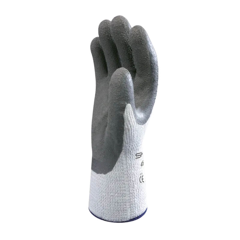 Guanti Termici Showa 451 Con Palmo In Lattice Grigio - Caldi, Comodi E Lavabili In Lavatrice - 4