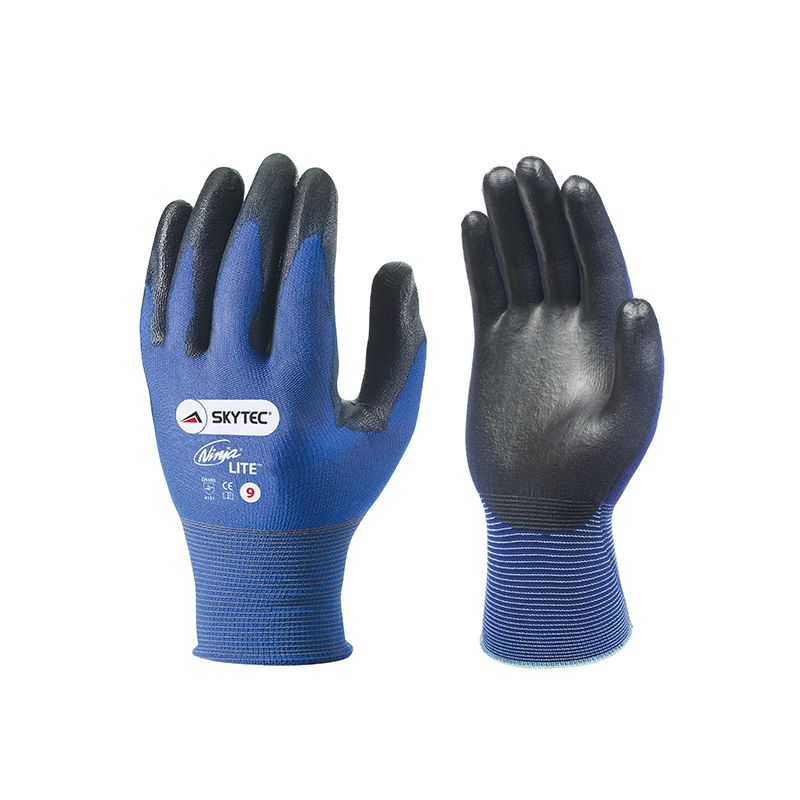 skytec Ninja Lite Pu coated gloves size 9s 