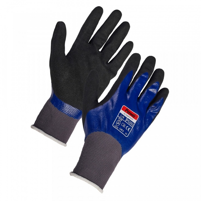 gloves nitrile coated
