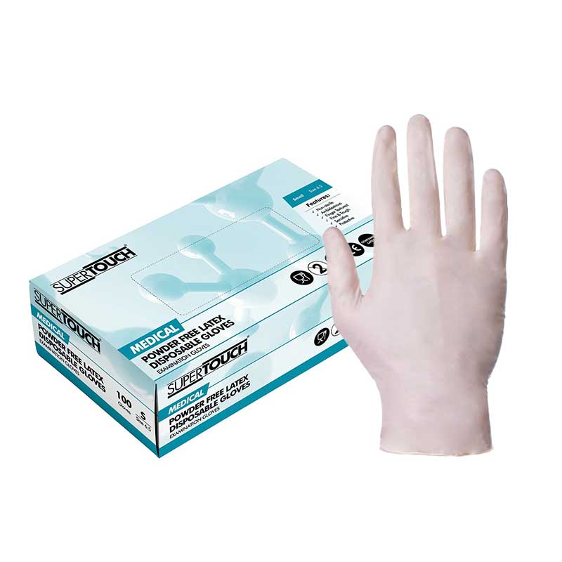 Supertouch Powderfree Latex Gloves Medical Grade 1020