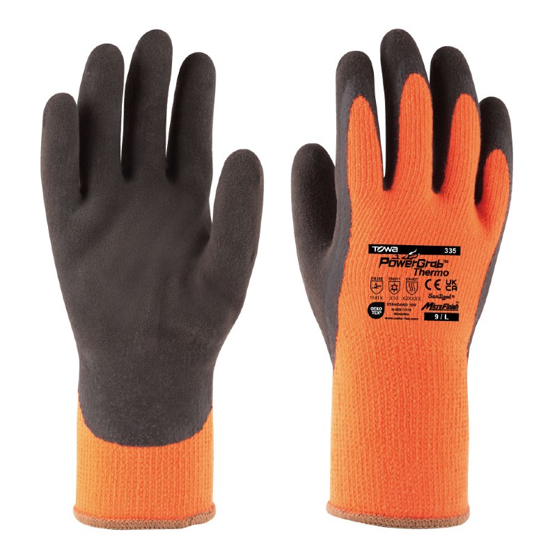 Towa PowerGrab Thermo TOW335 Gloves - SafetyGloves.co.uk