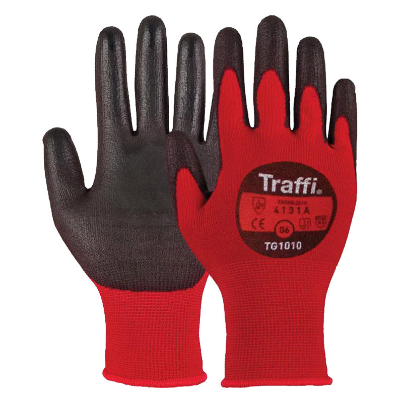 10 Pair TG1010 Cut Level A Grip Gloves SafetyGloves.co.uk