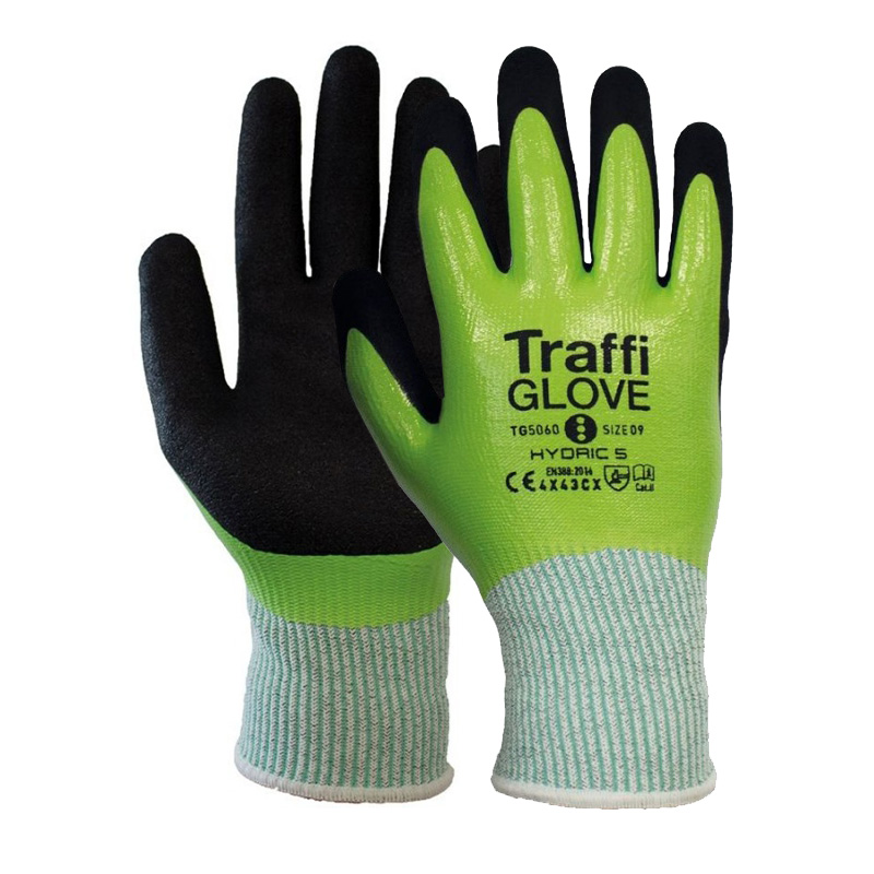 Traffiglove Tg5060 Hydric Cut Level C Water Resistant Gloves Safetygloves Co Uk