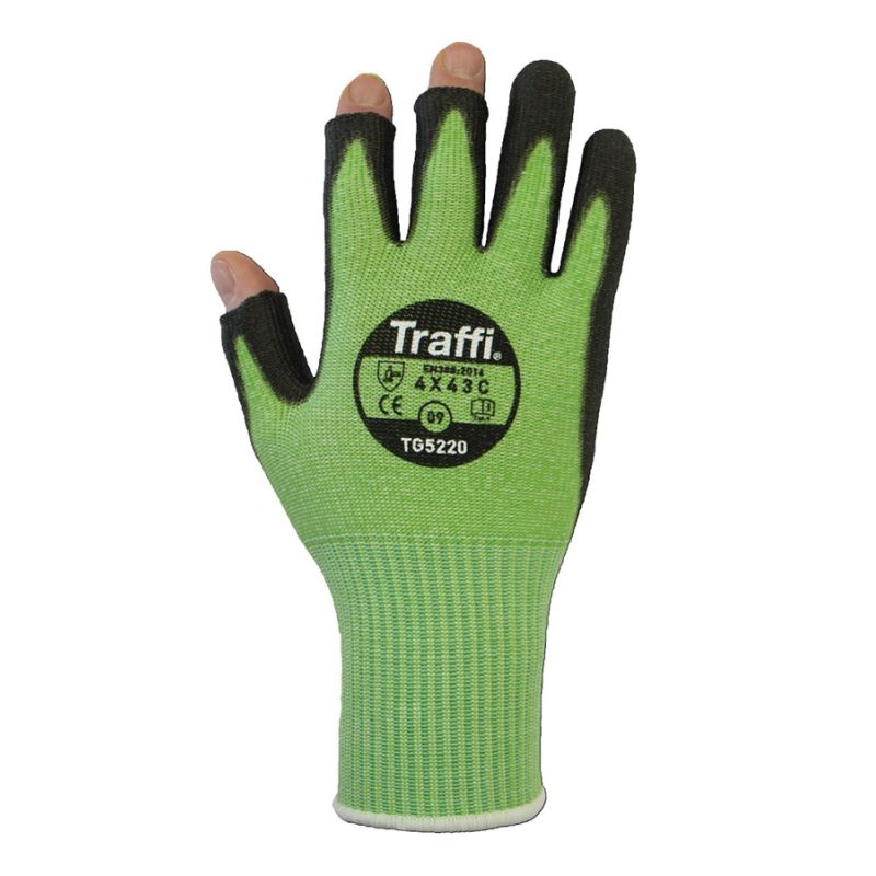 TraffiGlove TG5220 3 Digit Cut Level 5 Safety Gloves SafetyGloves.co.uk