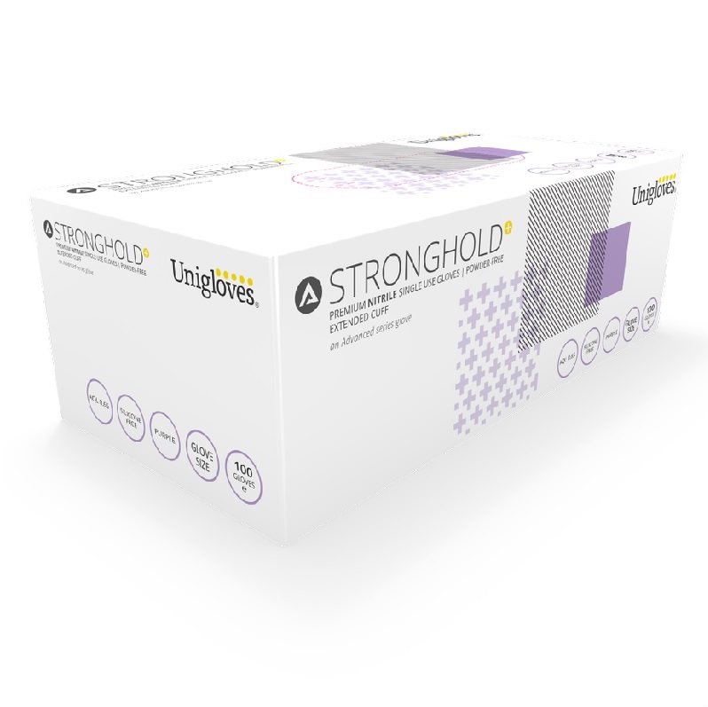 nitrile disposable gloves box of 100