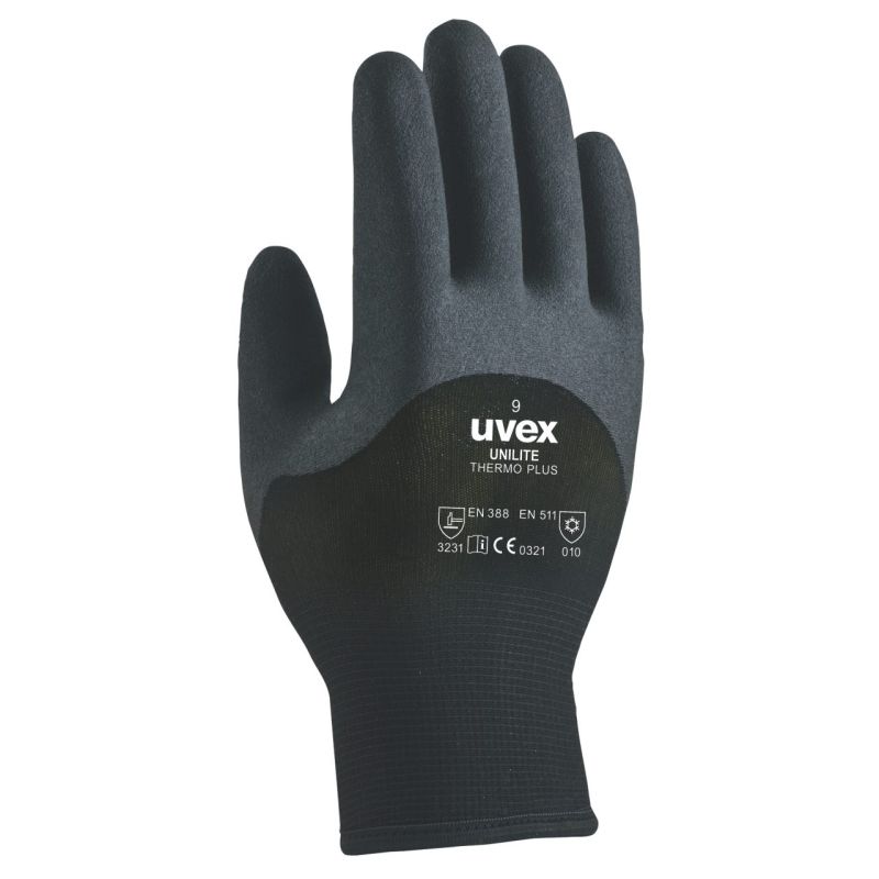 Uvex Unilite Thermo Plus Cold Resistant Litter Picking Gloves SafetyGloves.co.uk