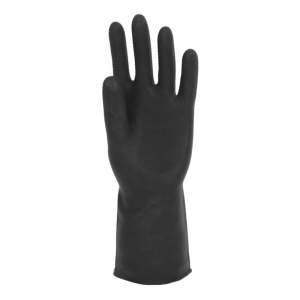 Polyco Black Chemical Resistant Gloves - SafetyGloves.co.uk