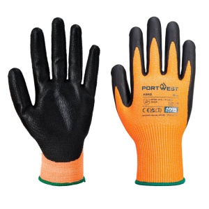 Portwest A643 Amber Cut Nitrile Gloves - SafetyGloves.co.uk