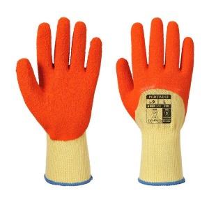 Portwest A105 Latex 3/4 Dipped Grip Xtra Gloves