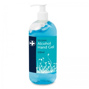 Relisan 70% Alcohol Premium Hand Sanitiser Gel (500ml)