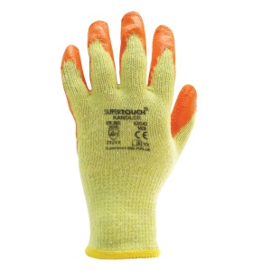 Guanti Da Lavoro E Giardinaggio Super Touch 62032 Handler – Palmo In Lattice, Taglia Media (8), Verde