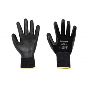 Honeywell Polytril Air Black Nitrile-Coated Gloves 2232270
