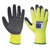 Portwest A140 Thermal Grip Black and Yellow Gloves
