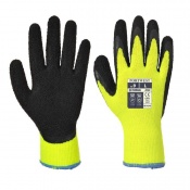 Portwest A143 Thermal Soft Grip Yellow and Black Gloves