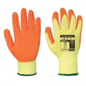 12 X Pairs Portwest A080 Work Gloves Cotton PVC Microdots All-Pourpose Handling 