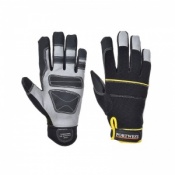 Portwest A710 Heavy-Duty Leather Tradesman Black Gloves