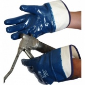 Armanite Heavy Weight Nitrile Coated Gloves with Safety Cuff A827
