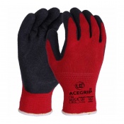 AceGrip Red General Purpose Latex Coated Gloves