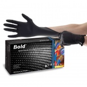 Aurelia Bold Medical Grade Black Nitrile Gloves