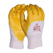 Armalite AV725P Yellow Nitrile Coated Manual Handling Gloves
