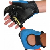 AV-FGG Gel-Palm Light-Duty Fingerless Leather Power Tool Gloves