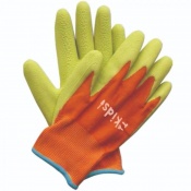 Briers Junior Diggers Green and Orange Children's Gardening Gloves