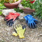 Briers Ribbed Smart Grips Gardening Gloves (Pack of 3)