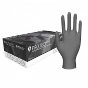 Unigloves PRO.TECT Thick Black Disposable Nitrile Mechanics Gloves