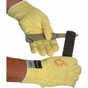 1 Pair of Kitchen Heat Resistant Gloves - SBKG/L Size Large Contender Heavyweight Cut Resistant Glove with Kevlar 