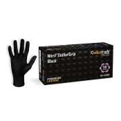 Meditrade StellarGrip Black 6.5g Nitrile Diamond Grip Disposable Gloves (Box of 50)