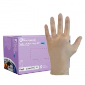 Polyco Bodyguards GL621 Clear Vinyl Powder Free Disposable Gloves (Case of 1000 Gloves)