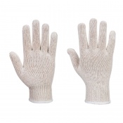 Portwest A030 White String Knit Liner Gloves (Pack of 300 Pairs)