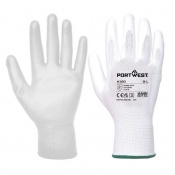 Portwest A120 Silicone-Free White Dexterity Gloves