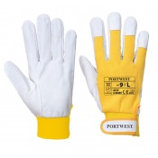 Portwest A250 Tergsus Leather Yellow Gloves