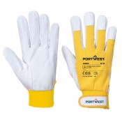 Portwest A250 Tergsus Large Durable Leather Work Gloves (Yellow)