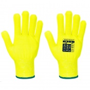 Portwest A688 Heat and Cut-Resistant Hi-Vis Liner Gloves