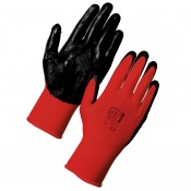 Supertouch 2672 Nitrotouch Nitrile Red Assembly Gloves
