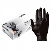 Supertouch Black Powder-Free 5.5 Nitrile Medical Gloves (Box of 100 Gloves)